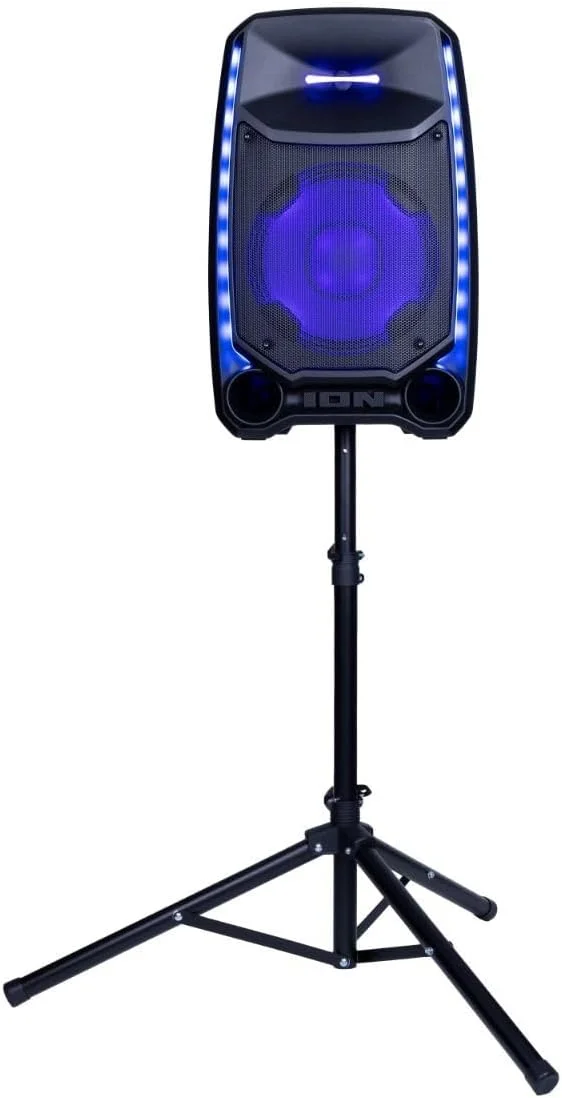 سیستم صوتی PA مدل جنریک ION Audio PA Ultimate - سیستم صوتی 650 واتی بلوتوث با میکروفون و پایه (بازسازی شده)