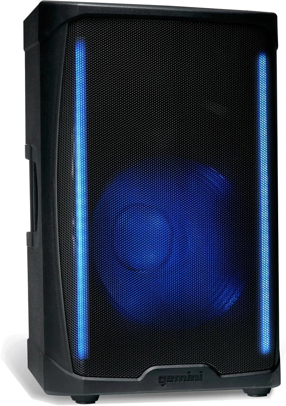 اسپیکر بلوتوثی دی‌جی PA مدل Gemini GD-L215PRO با توان 1300 وات، دارای نورپردازی LED، ووفر 15 اینچی، میکسر 3 کاناله و اتصال TWS – صدای قدرتمند برای دی‌جی‌ها، مهمانی‌ها و رویدادها