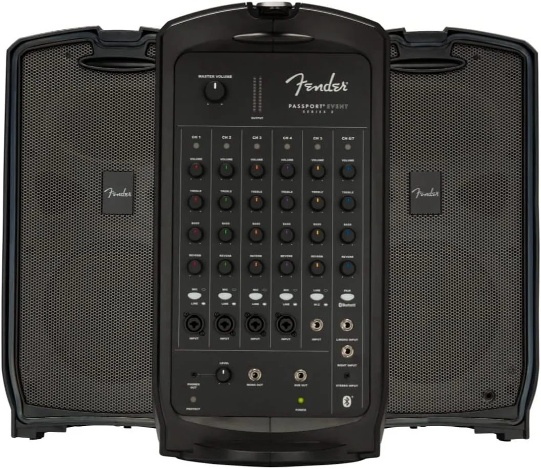 سیستم صوتی قابل حمل Fender Passport Event Series 2، مشکی
