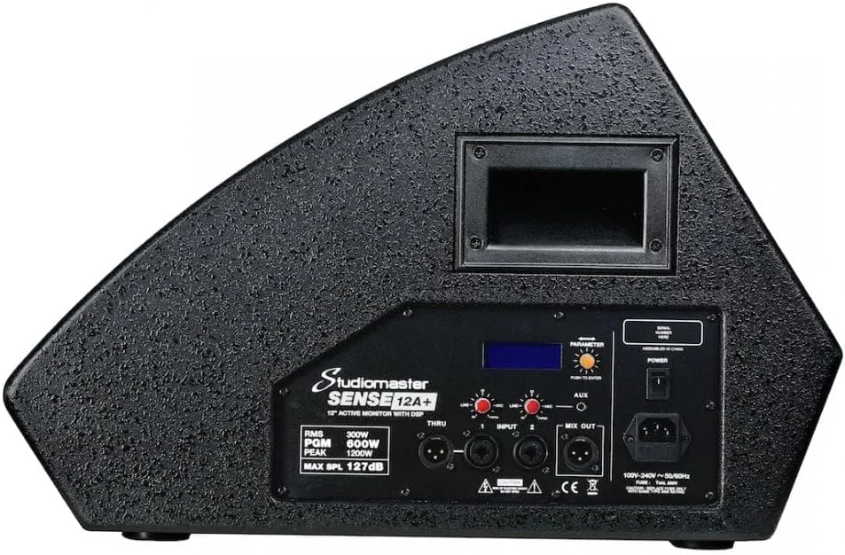 اسپیکر مانیتور استیج اکتیو 2-Way استودیومستر SENSE12A+ با ووفر 12 اینچ و رنگ بادوام