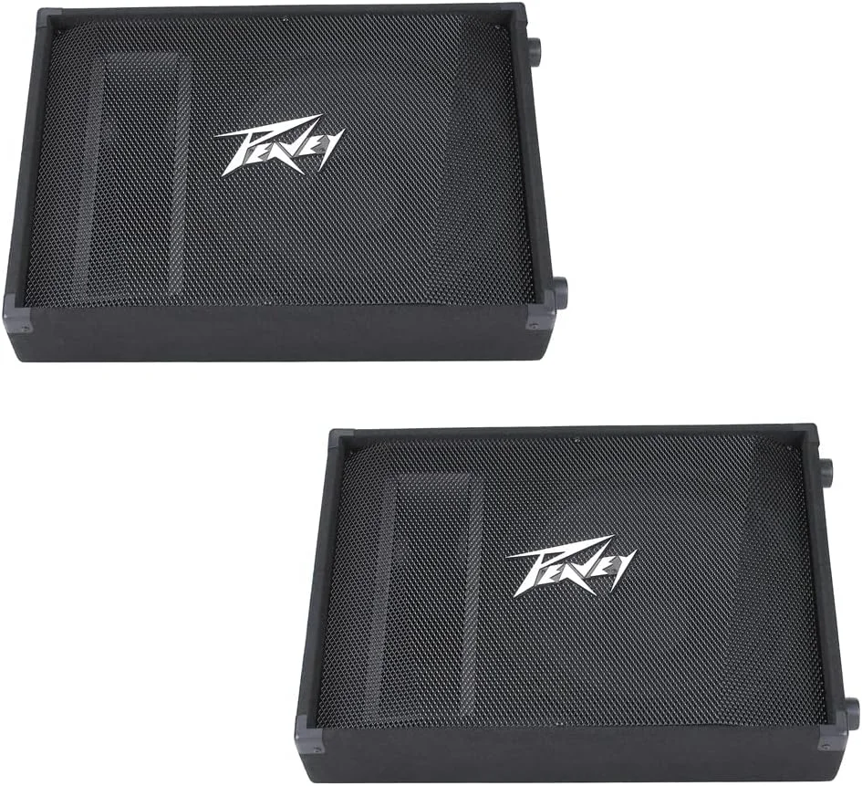 Peavey (دو عدد مانیتور استیج حرفه ای PV15M، دو طرفه، 15 اینچ، 1000 وات پیک، بلندگوی جدید)