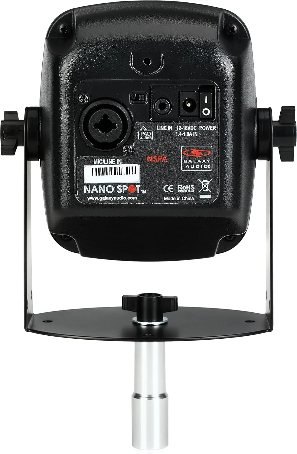 اسپیکر مانیتور شخصی Galaxy Audio NSPA Nano Spot، مشکی