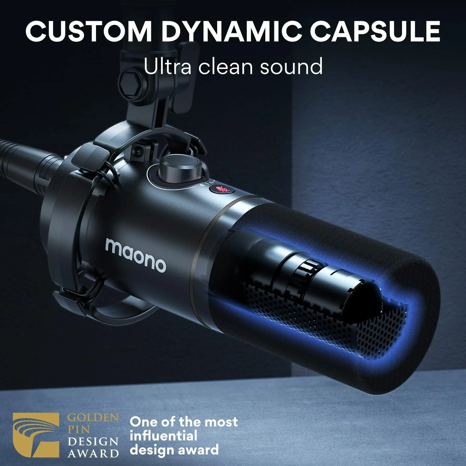 میکروفون داینامیک XLR/USB و کیت میکسر گیمینگ MAONO، برای پخش زنده، پادکست، تولید محتوا، بازی