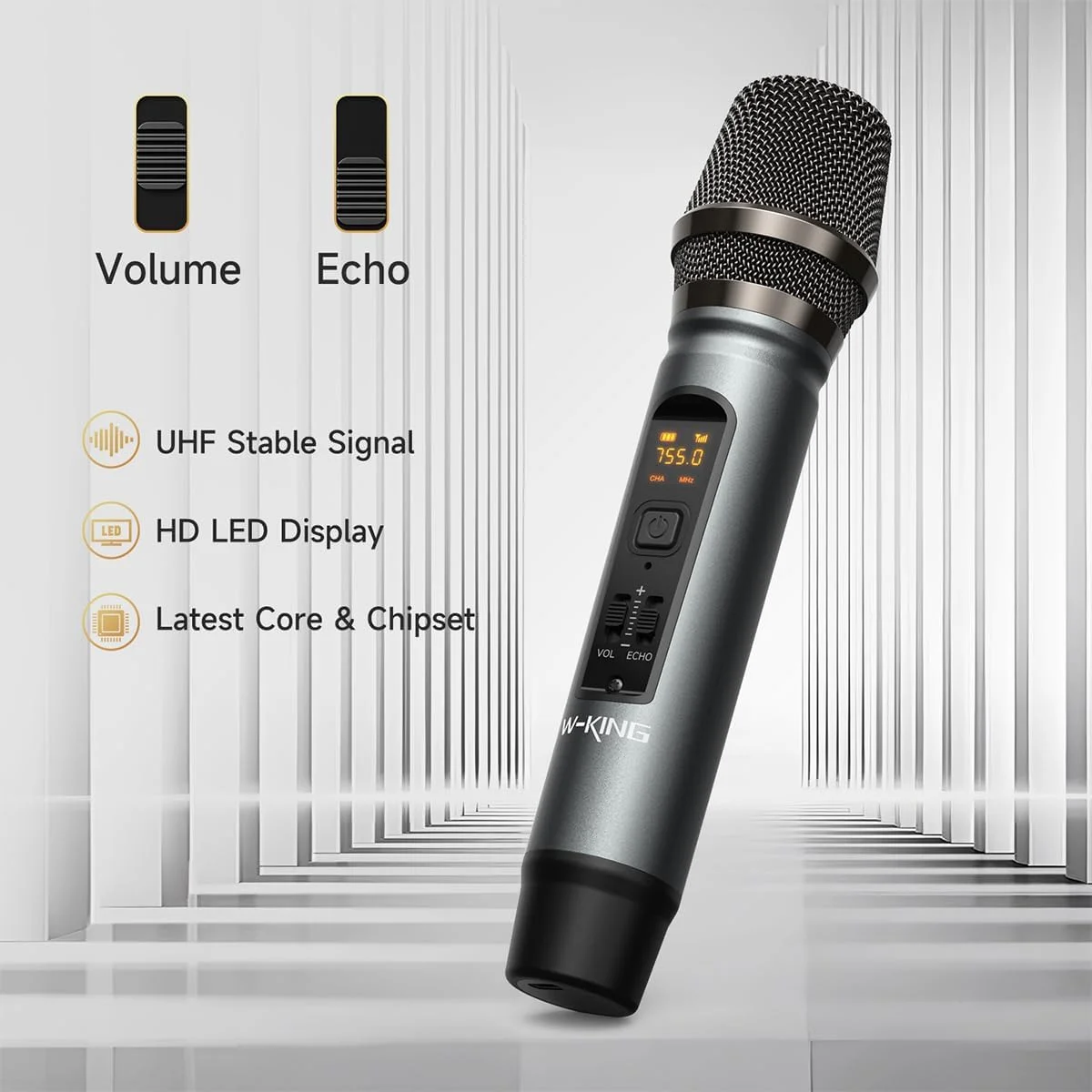 اسپیکر بلوتوثی قابل حمل W-KING 70W (اوج 120W) با میکروفون بی سیم، اسپیکرهای بلوتوثی ضد آب با ساب ووفر، اسپیکرهای بلوتوثی بی سیم مناسب فضای باز با صدای بلند/بیس عمیق/DSP/جفت شدن استریو/پاور بانک