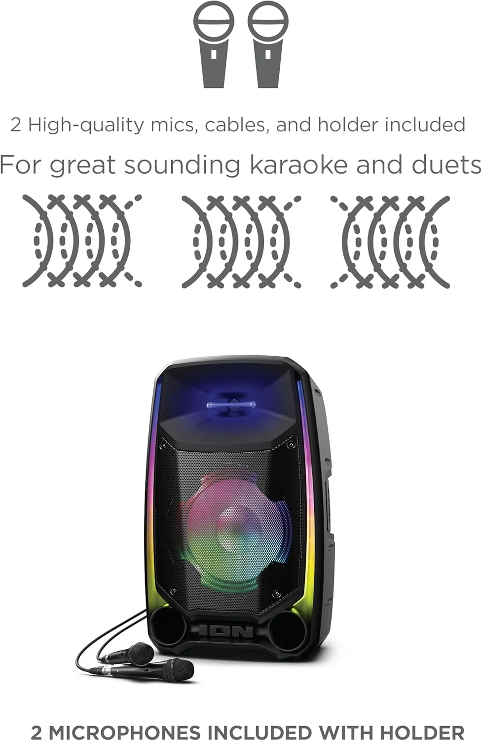 اسپیکر بلوتوث و سیستم PA مدل ION Audio Total PA Ultimate با صدای عالی و بیس فوق العاده (بازسازی شده)