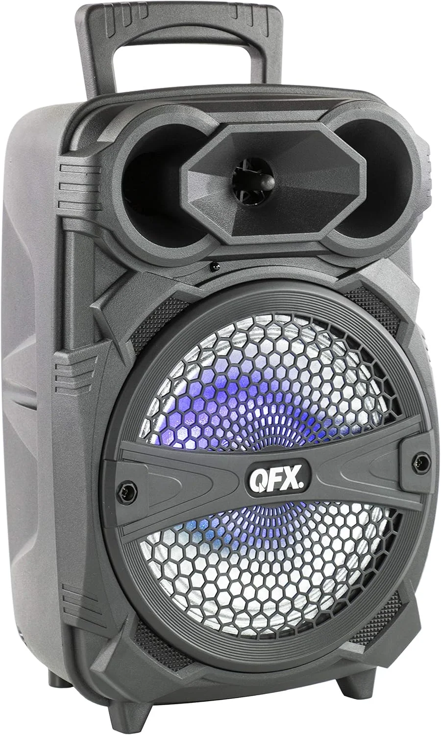 سیستم صوتی مهمانی بلوتوثی قابل حمل QFX PBX-81 با میکروفون