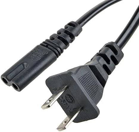 کابل برق AC برای سیستم صوتی کیو اف ایکس مدل PBX-505200BT و سیستم صوتی قابل حمل بلوتوثی کوانتوم اف ایکس (طول 1.2 متر) (فقط کابل برق AC می باشد!) - تصویر 2
