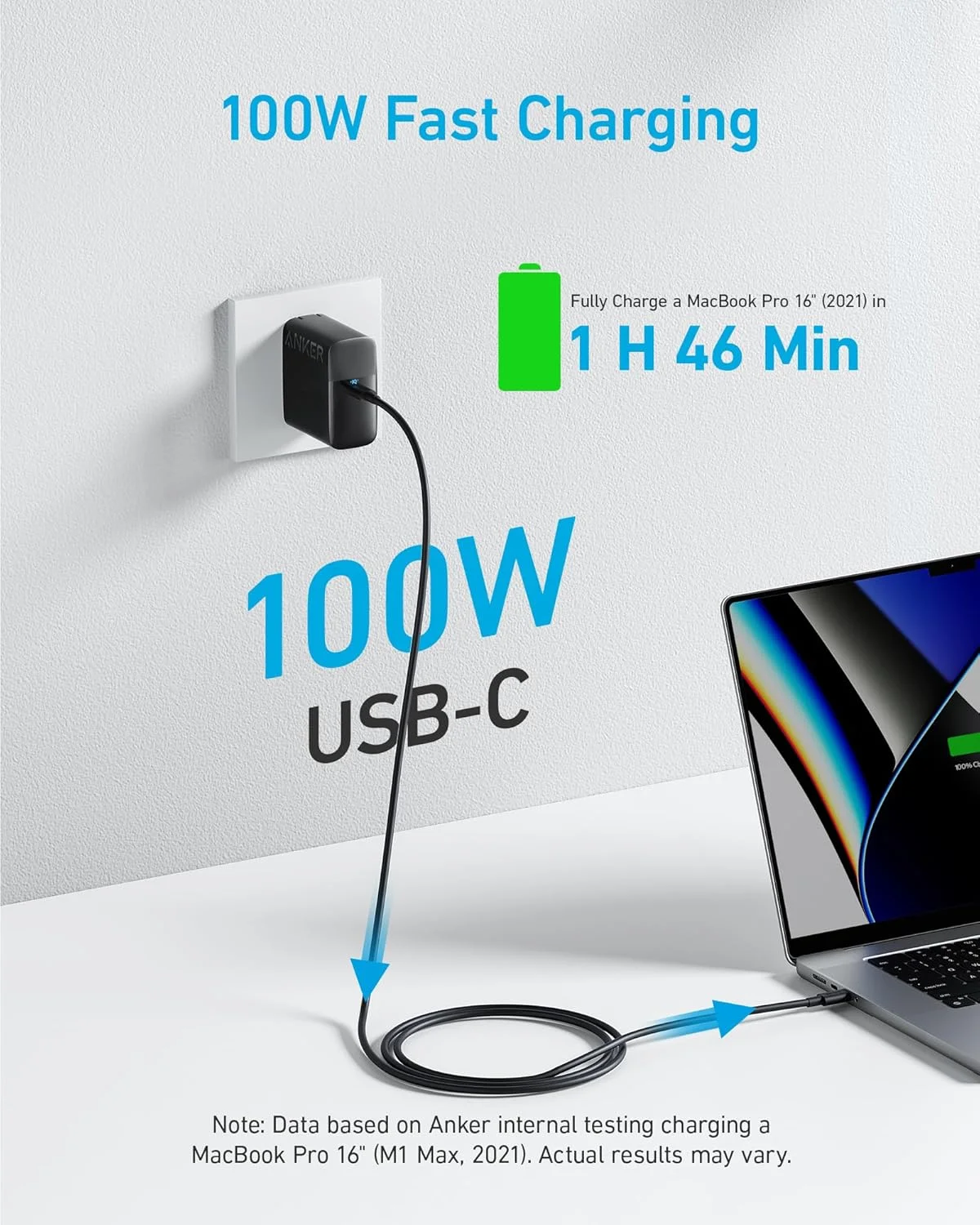 ایستگاه شارژ بیسیم Anker MagGo با شارژر 100 واتی USB C برای مک بوک پرو ایستگاه شارژ بیسیم Anker MagGo با شارژر 100 واتی USB C برای مک بوک پرو