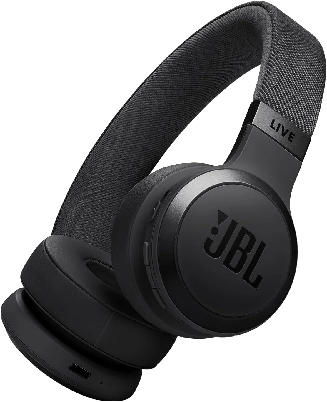 هدفون بی سیم رو گوشی JBL Live 670NC با حذف نویز تطبیقی و Smart Ambient، عمر باتری تا 65 ساعت با شارژ سریع، طراحی سبک، راحت و تاشو (مشکی)
