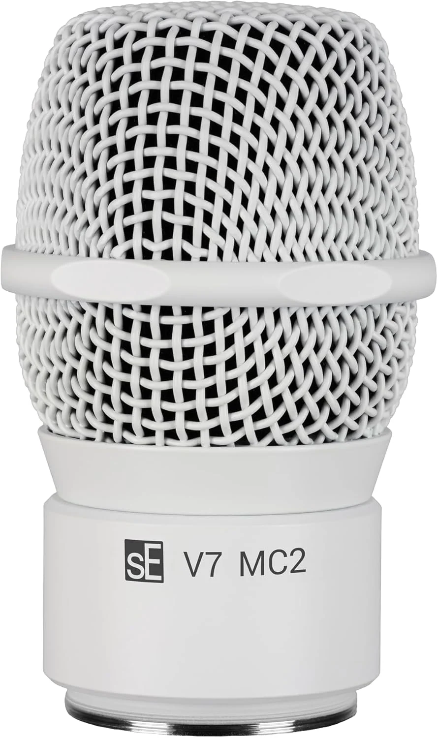 کپسول میکروفون بی سیم SE ELECTRONICS V7 MC2 - سازگار با فرستنده های بی سیم Sennheiser - میکروفون دینامیکی حرفه ای برای آواز، سخنرانی و ضبط استودیویی موسیقی (سفید)