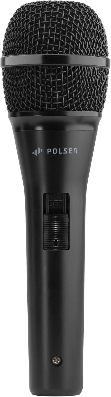 میکروفون دستی داینامیک حرفه ای پولسن مدل M-85-B (مشکی)
