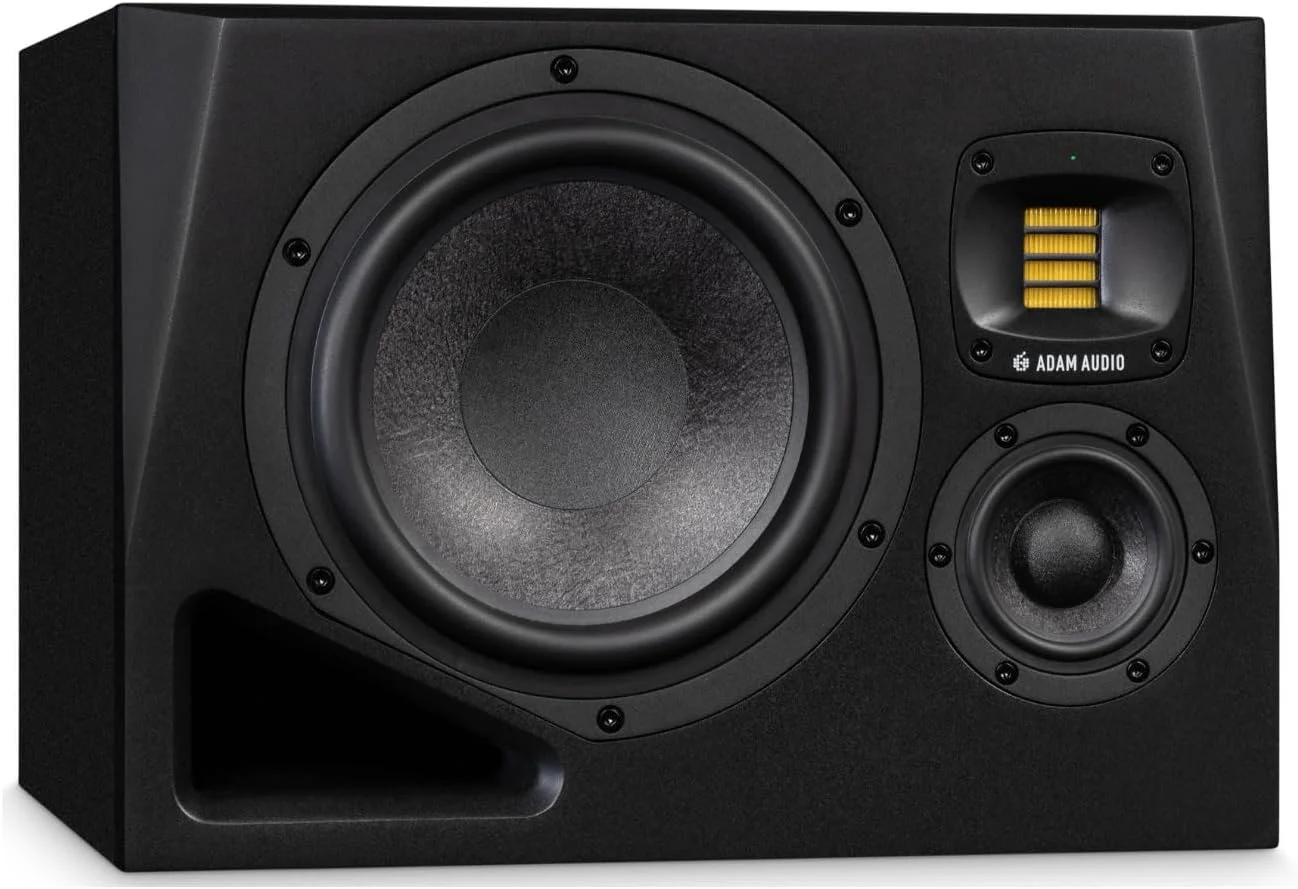 مانیتور استودیویی سه طرفه Adam Audio A8H (چپ و راست) همراه با کابل 3 متری (2 عدد) (4 قطعه) مانیتور استودیویی سه طرفه Adam Audio A8H (چپ و راست) همراه با کابل 3 متری (2 عدد) (4 قطعه)