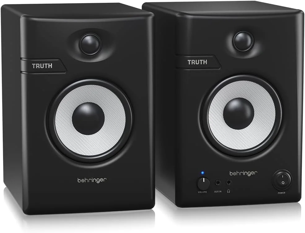 مانیتورهای استودیویی 4.5 اینچی Behringer TRUTH با اتصال بلوتوث و فناوری پیشرفته Waveguide مانیتورهای استودیویی 4.5 اینچی Behringer TRUTH با اتصال بلوتوث و فناوری پیشرفته Waveguide