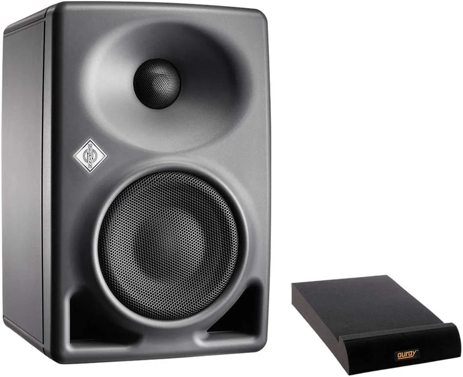 مانیتور استودیویی اکتیو 2-Way نویمان KH 80 DSP 4 اینچی (تکی، خاکستری) به همراه پد ایزولاسیون IP-M، بسته متوسط مانیتور استودیویی اکتیو 2-Way نویمان KH 80 DSP 4 اینچی (تکی، خاکستری) به همراه پد ایزولاسیون IP-M، بسته متوسط