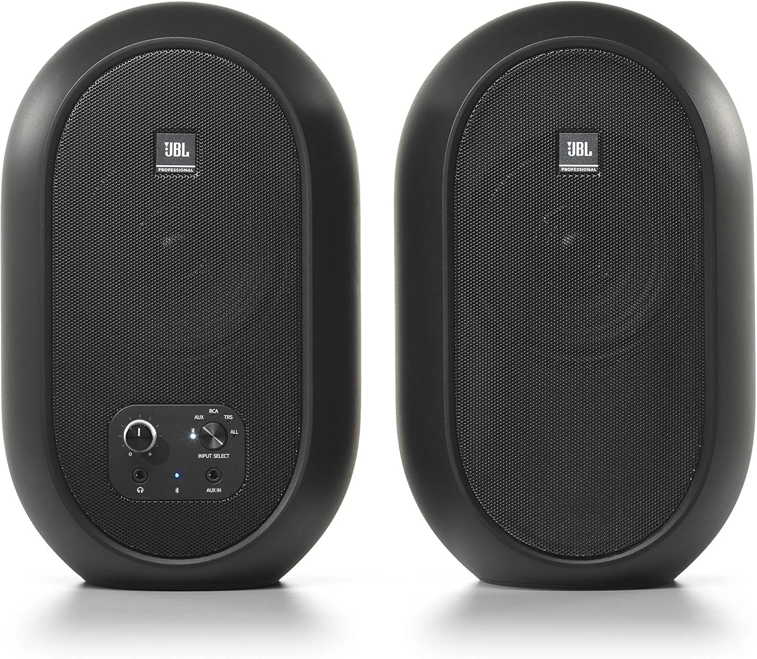 مانیتورهای رفرنس رومیزی کامپکت JBL Professional 1 Series 104-BT با بلوتوث، مشکی، فروش به صورت جفت (بازسازی شده) مانیتورهای رفرنس رومیزی کامپکت JBL Professional 1 Series 104-BT با بلوتوث، مشکی، فروش به صورت جفت (بازسازی شده)