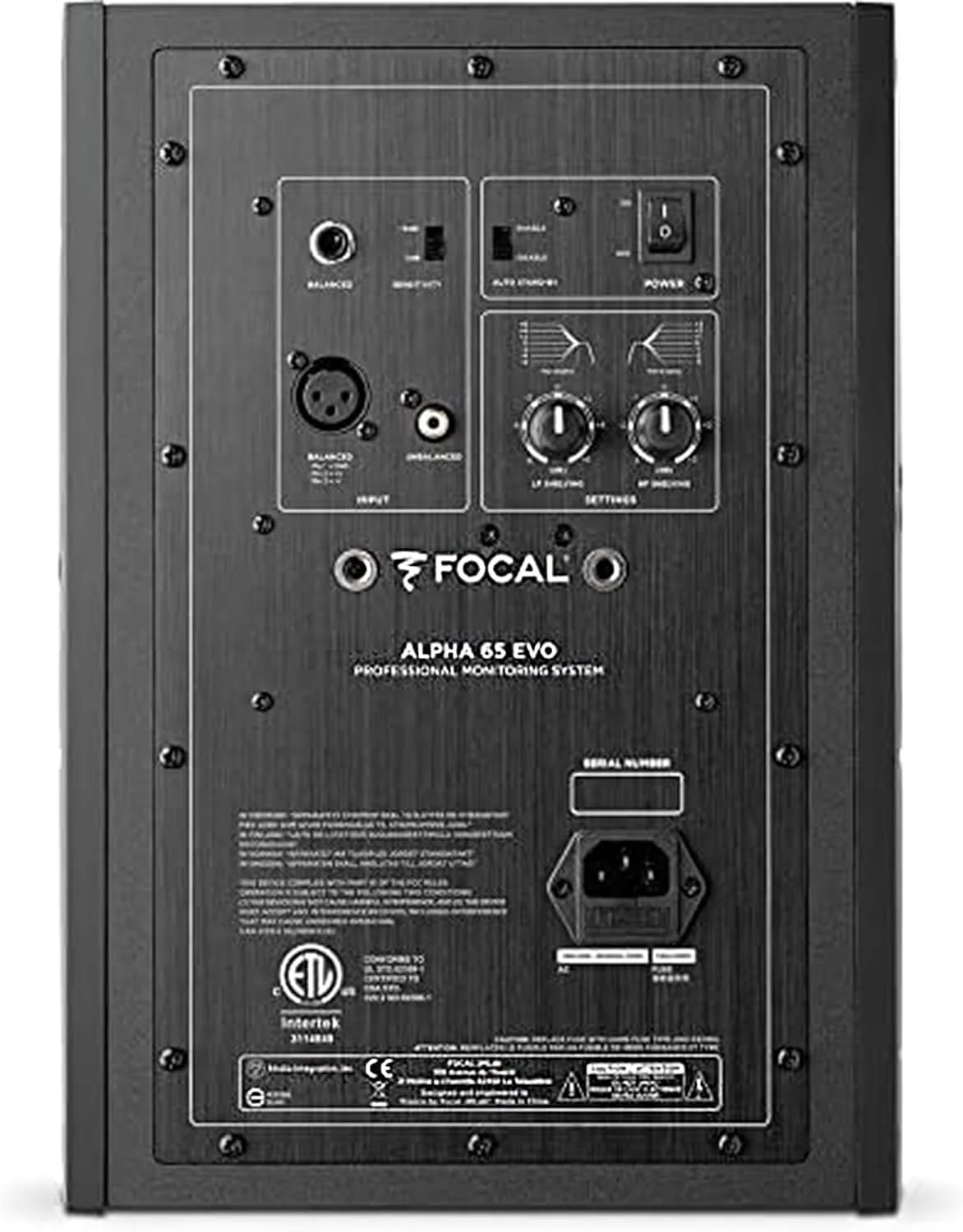 مانیتور استودیویی اکتیو دو طرفه Focal Alpha 65 Evo – ووفر 6.5 اینچی، آمپلی فایر 85 واتی RMS Bi-Amp، ووفر Slatefiber، 40 هرتز–22 کیلوهرتز، اسپیکر مرجع میدان نزدیک خنثی – فروش به صورت تکی