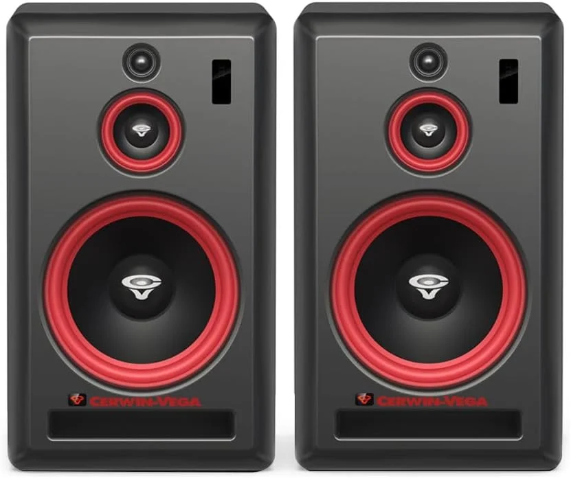 مانیتورهای استودیویی سه طرفه 10 اینچی 280 واتی Cerwin Vega! VEGA10SB-PR با برد کامل، فعال و مشکی مانیتورهای استودیویی سه طرفه 10 اینچی 280 واتی Cerwin Vega! VEGA10SB-PR با برد کامل، فعال و مشکی