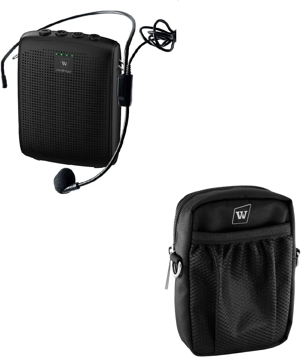 تقویت کننده صدای قابل حمل WinBridge WB003 و کیف حمل