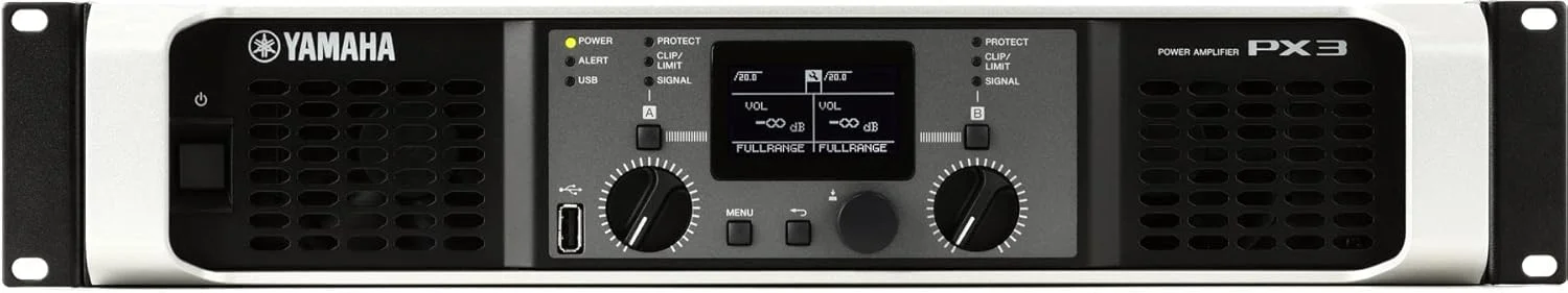 آمپلی فایر قدرت سبک وزن یاماها PX3 دو کاناله 2x500W با DSP