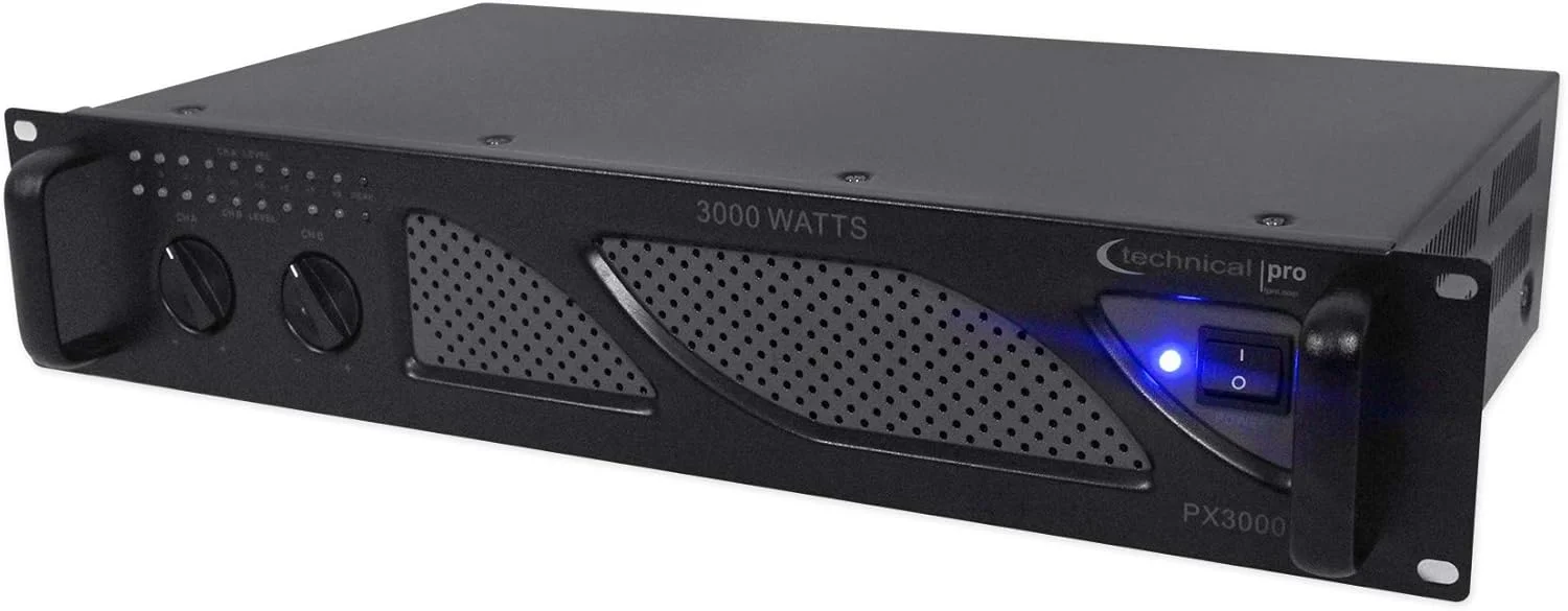 آمپلی فایر حرفه ای 2 کاناله 3000 واتی Technical Pro PX3000