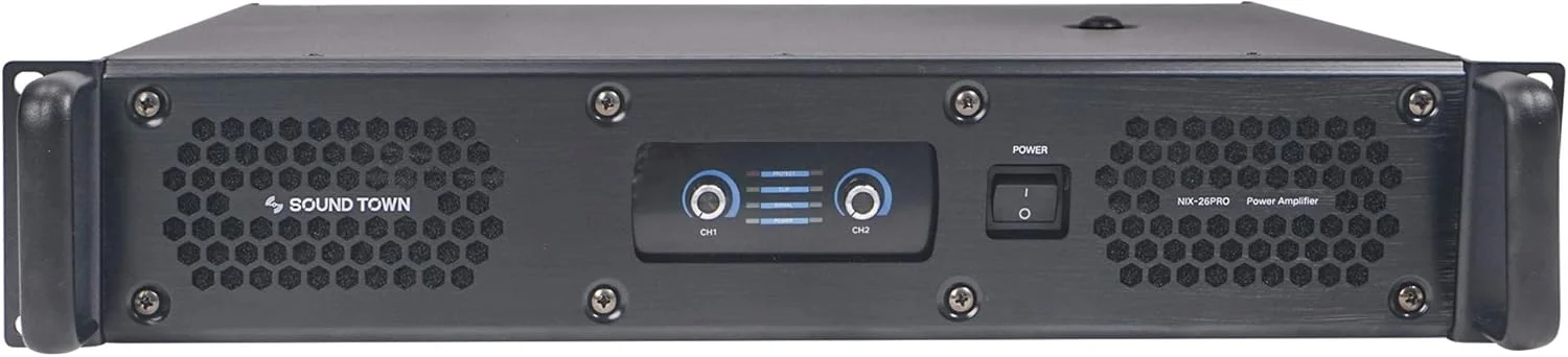 آمپلی فایر دو کاناله Sound Town مدل NIX-26PRO با توان خروجی 2 x 1800W در 4 اهم