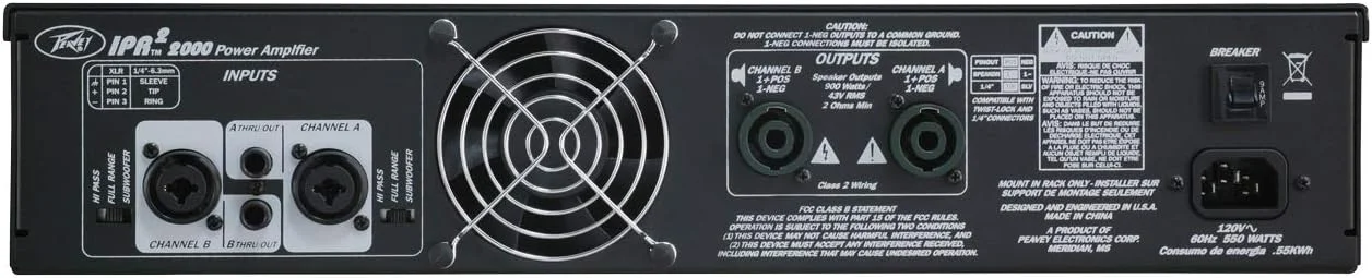 آمپلی فایر قدرت سبک وزن Peavey IPR2 2000