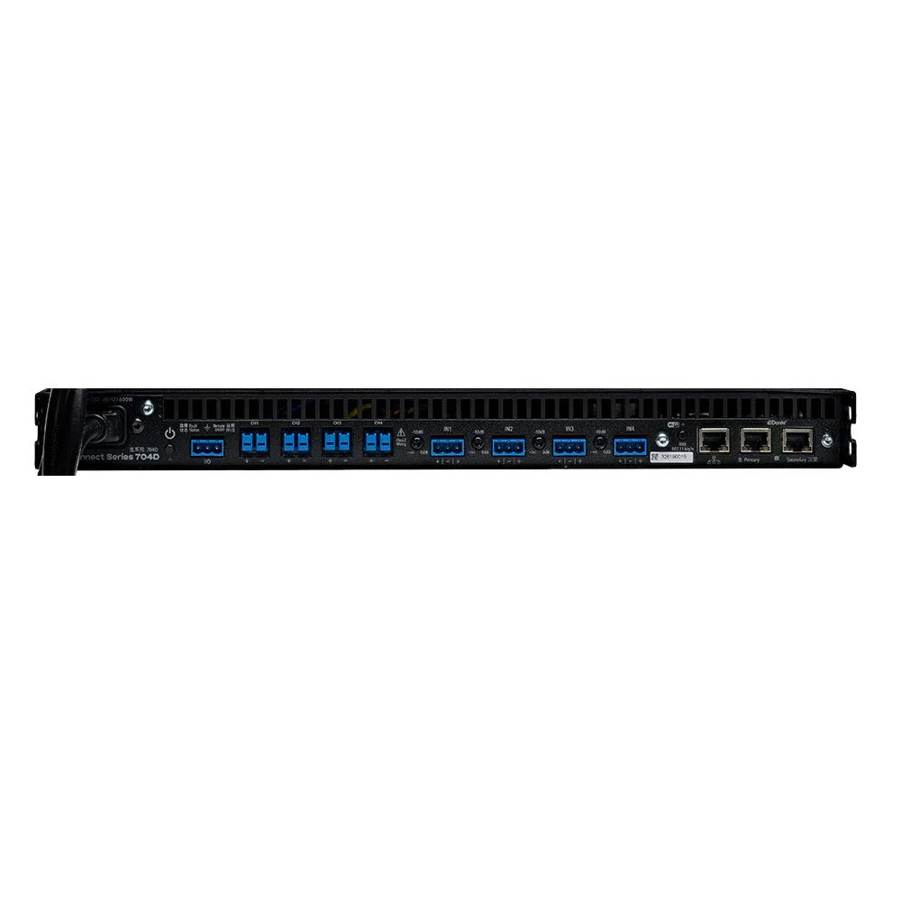 Connect 704D - آمپلی فایر نصب شده 4 کاناله با قابلیت IoT و Dante