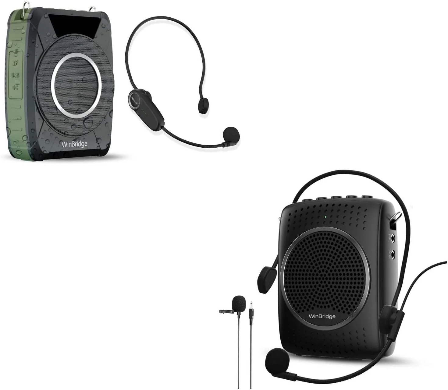 میکروفون اسپیکر WB M801 به همراه آمپلی فایر صدا WB S309