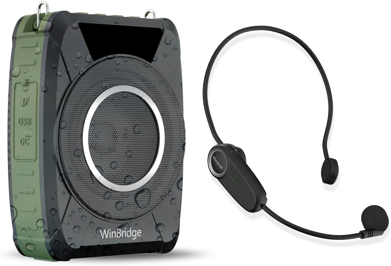 میکروفون اسپیکر WB M801 به همراه آمپلی فایر صدا WB S309