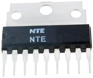 مدار مجتمع تقویت کننده صوتی دو کاناله 5.8 وات/کانال 12 پایه SIP VCC=16V حداکثر