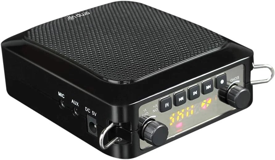 تقویت کننده صدای شخصی UHF همیلتون بوهل مدل Amp-Up! با میکروفون بی سیم، مشکی