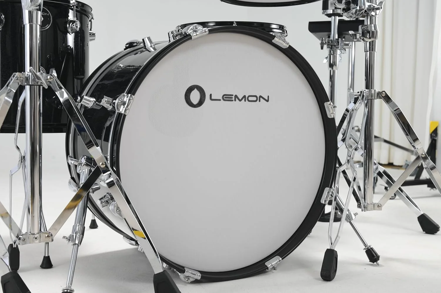 درام الکترونیکی تمام مش با سبک آکوستیک Lemon T950، مشکی (باس درام 20"x12")