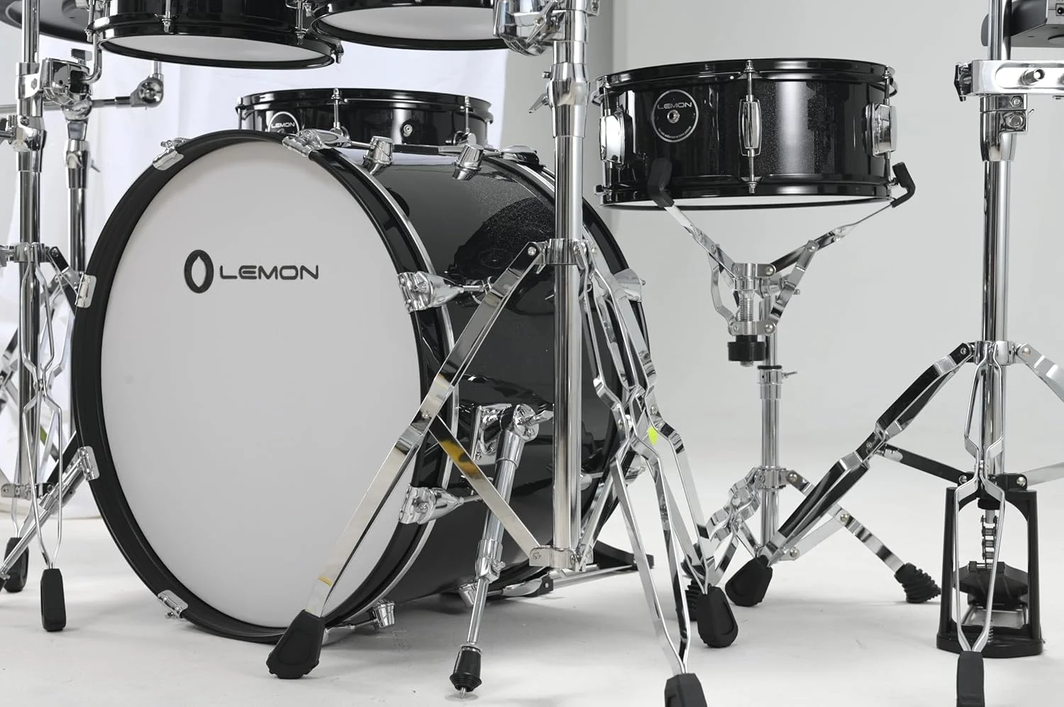 درام الکترونیکی تمام مش با سبک آکوستیک Lemon T950، مشکی (باس درام 20"x12") درام الکترونیکی تمام مش با سبک آکوستیک Lemon T950، مشکی (باس درام 20"x12")