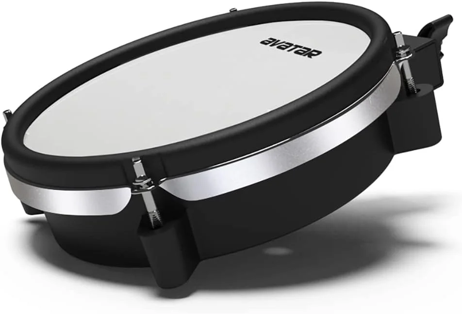 پد درام توری دو ناحیه ای اسنر/تام به همراه گیره و کابل 2 متری برای درام الکترونیکی، 8 اینچ