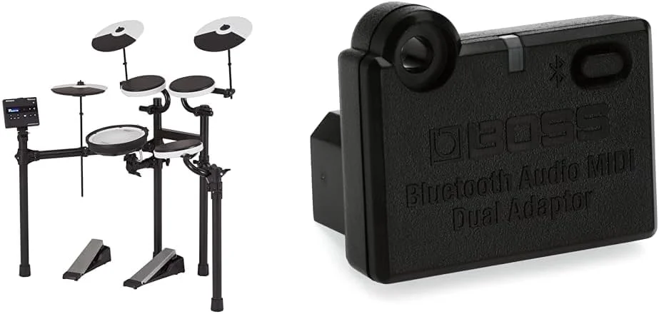 ست درام الکترونیکی رولند (TD-02KV) و آداپتور بلوتوثی باس BT-Dual