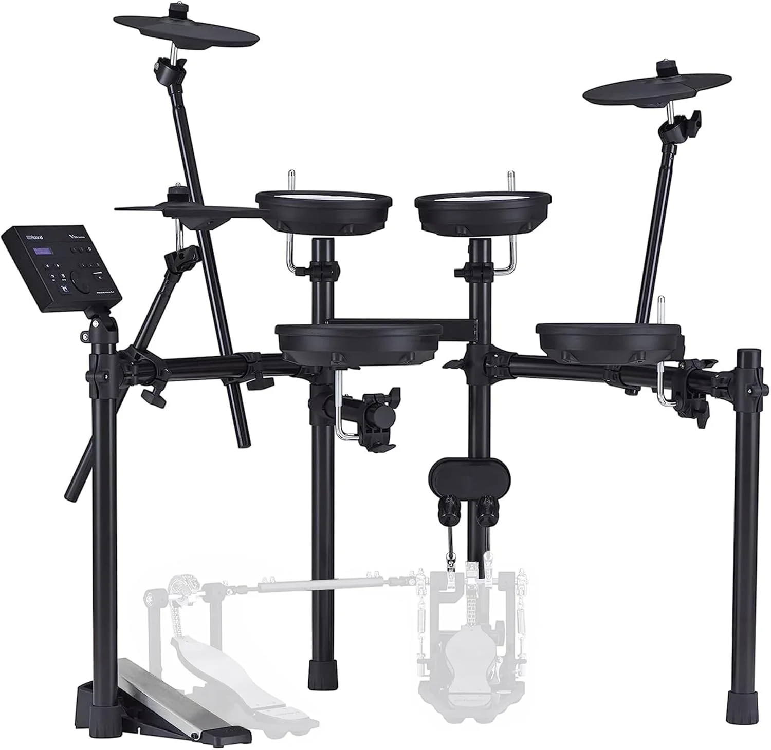 بسته درام الکترونیکی Roland V-Drums TD-07DMK به همراه کیف چوب درام، کابل صوتی 3.5 میلیمتری، 3 جفت چوب درام و پارچه پولیش Austin Bazaar بسته درام الکترونیکی Roland V-Drums TD-07DMK به همراه کیف چوب درام، کابل صوتی 3.5 میلیمتری، 3 جفت چوب درام و پارچه پولیش Austin Bazaar