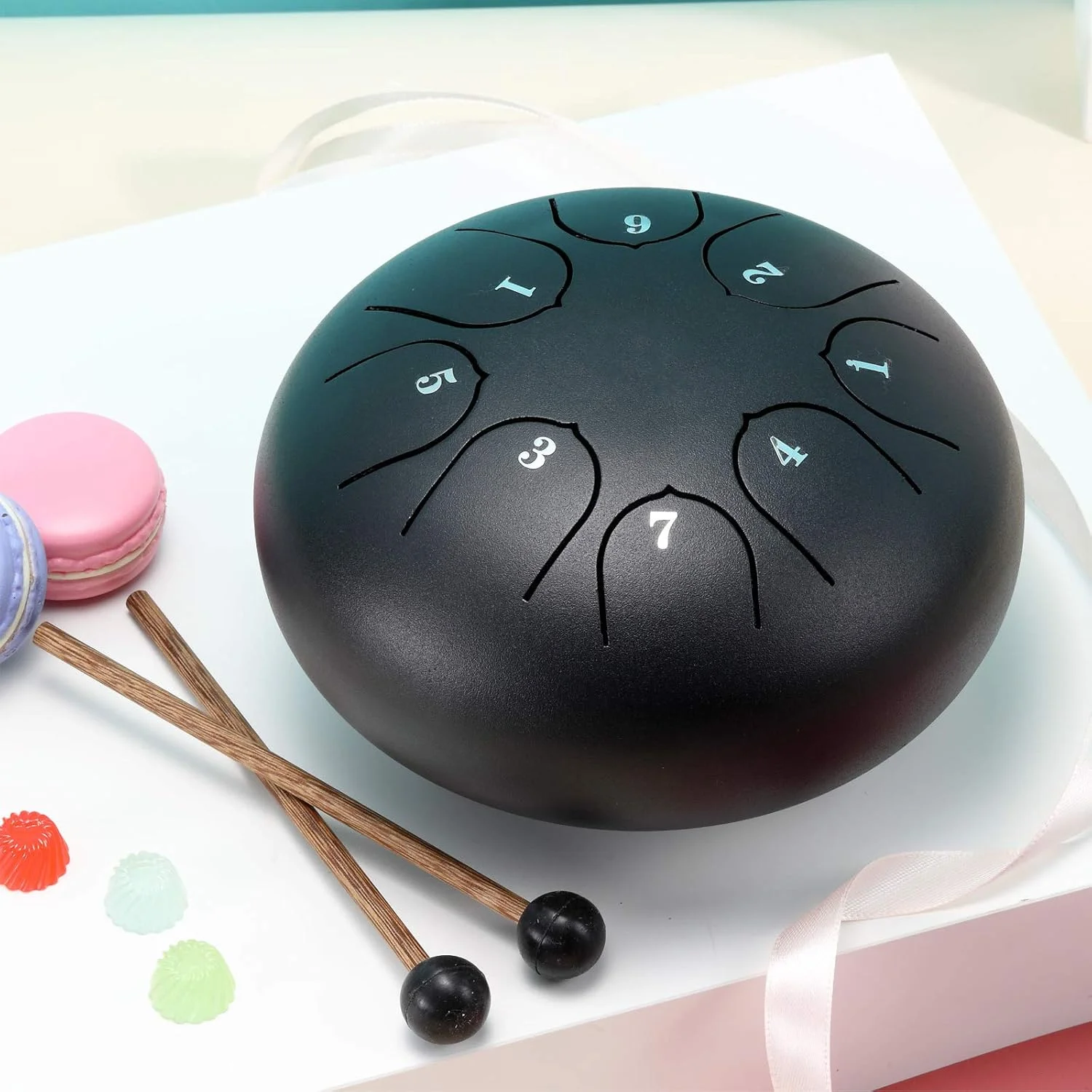 درام زبانی، درام زبانی فولادی ارتقا یافته 8 نت 6 اینچی، درام فولادی حرفه ای C-Key، درام بدون نگرانی (مشکی) برای کودکان و بزرگسالان مبتدی درام زبانی، درام زبانی فولادی ارتقا یافته 8 نت 6 اینچی، درام فولادی حرفه ای C-Key، درام بدون نگرانی (مشکی) برای کودکان و بزرگسالان مبتدی