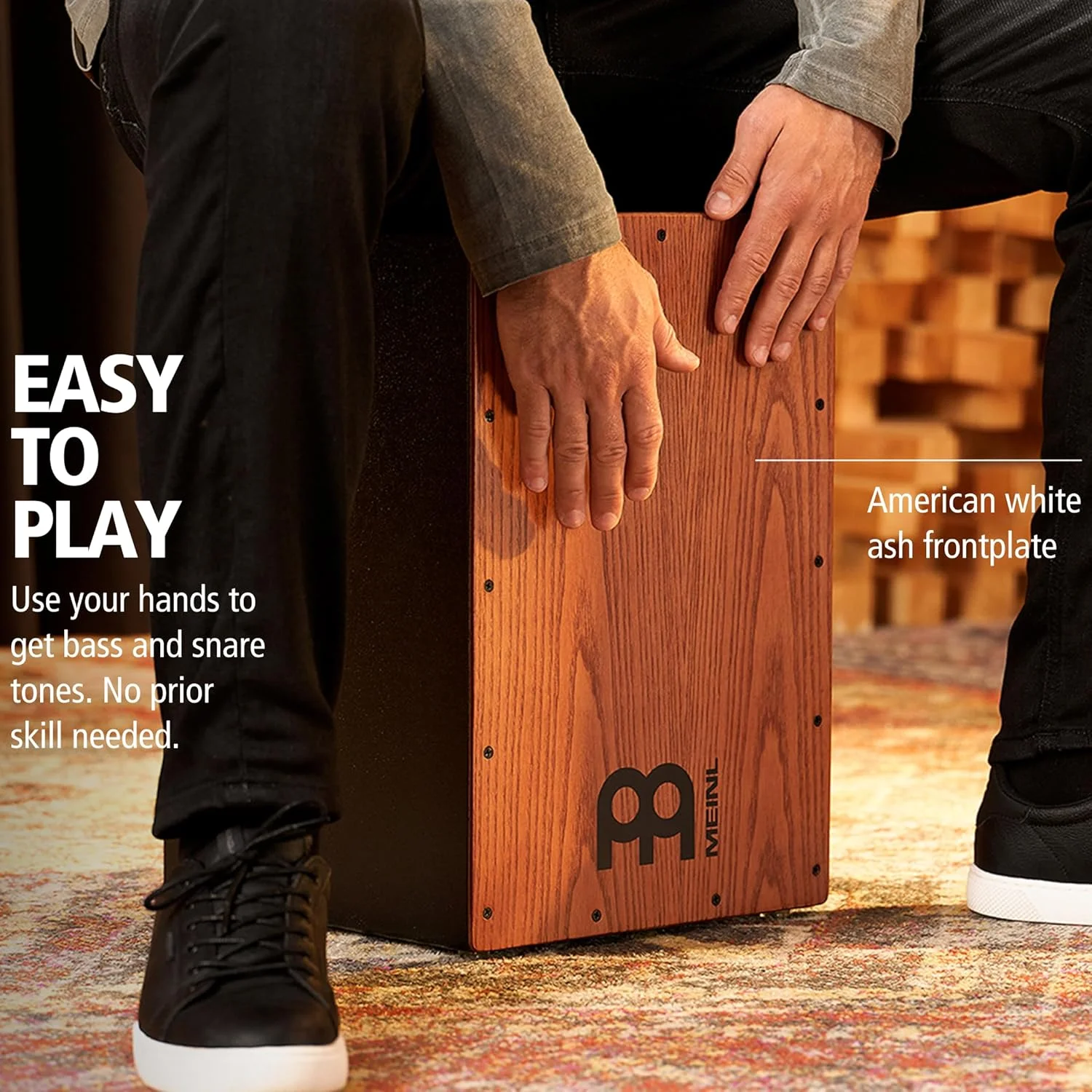 کاجون های سری Headliner با روکش چوب زبان گنجشک سفید آمریکایی ماینل کاجون های سری Headliner با روکش چوب زبان گنجشک سفید آمریکایی ماینل