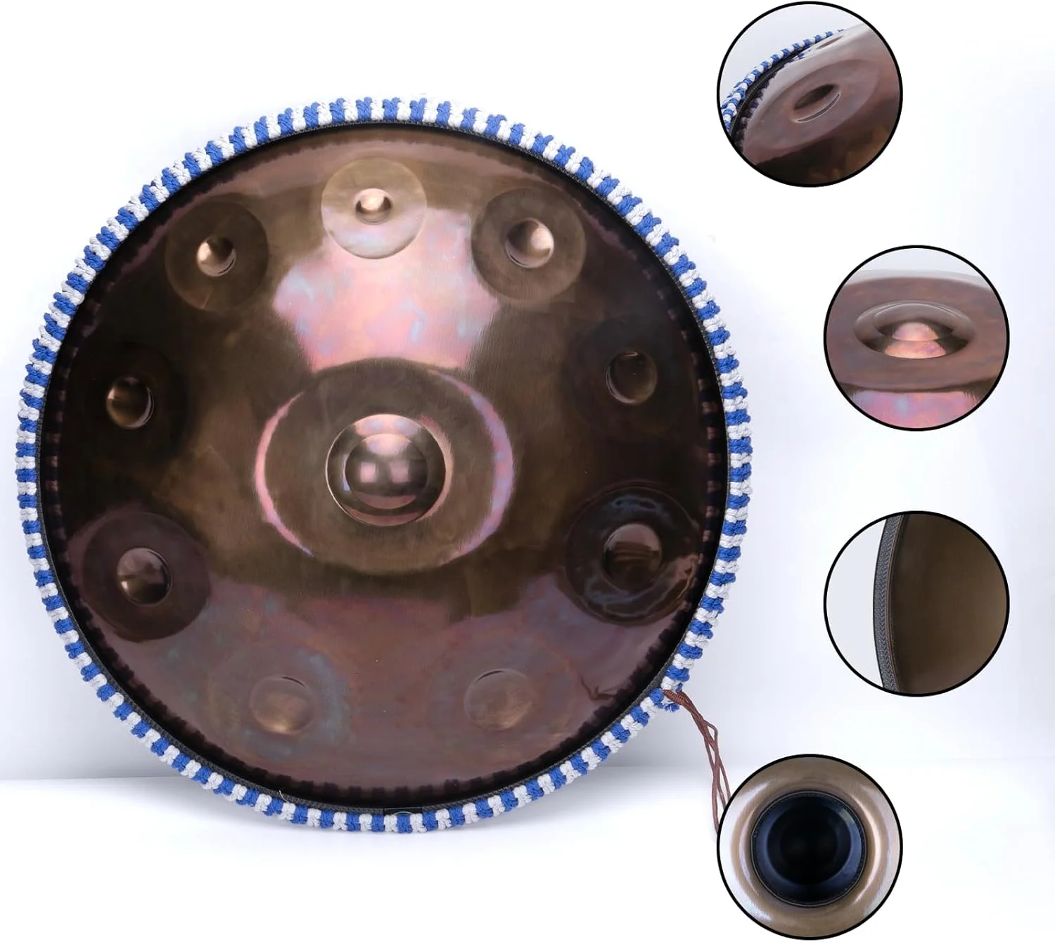 درام هندپن پیشرفته "SINGOFIRE"، هندپن فولادی Ember، 10 نت به همراه کیف، 22 اینچ 440Hz D Minor Kurd، پایه درام تلسکوپی، طلایی رنگین کمانی درام هندپن پیشرفته "SINGOFIRE"، هندپن فولادی Ember، 10 نت به همراه کیف، 22 اینچ 440Hz D Minor Kurd، پایه درام تلسکوپی، طلایی رنگین کمانی