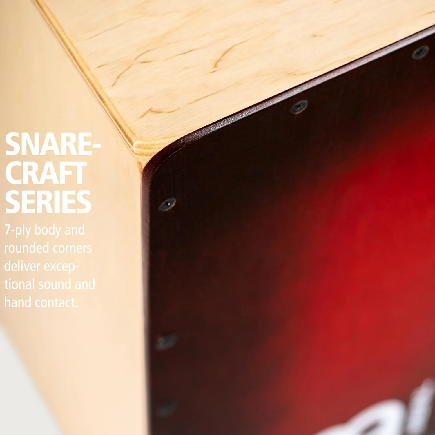 کاهون جعبه ای Snarecraft با سیم های داخلی و صدای باس برای موسیقی آکوستیک - ساخت اروپا - نواختن با دست، توس بالتیک