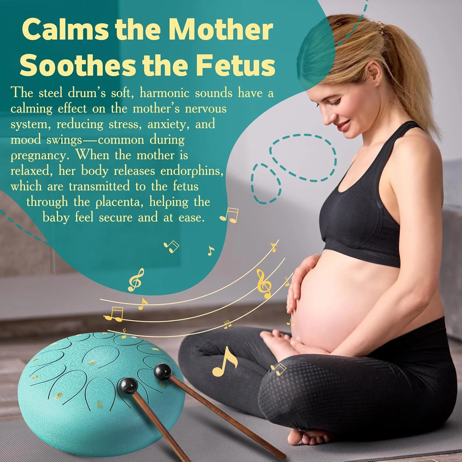 درام زبانی فولادی REGIS، 12 اینچ، 13 نت، گام دو ماژور - ساز کوبه ای هنپَن برای بزرگسالان، هدیه موسیقی مناسب برای مبتدیان به همراه چکش، کتاب موسیقی و کیف حمل (مالاکیت) درام زبانی فولادی REGIS، 12 اینچ، 13 نت، گام دو ماژور - ساز کوبه ای هنپَن برای بزرگسالان، هدیه موسیقی مناسب برای مبتدیان به همراه چکش، کتاب موسیقی و کیف حمل (مالاکیت)