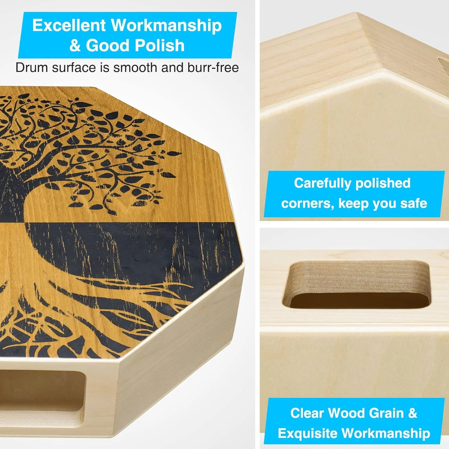 دو عدد کاخن درام دورنگ + کاخن درام سه رنگ