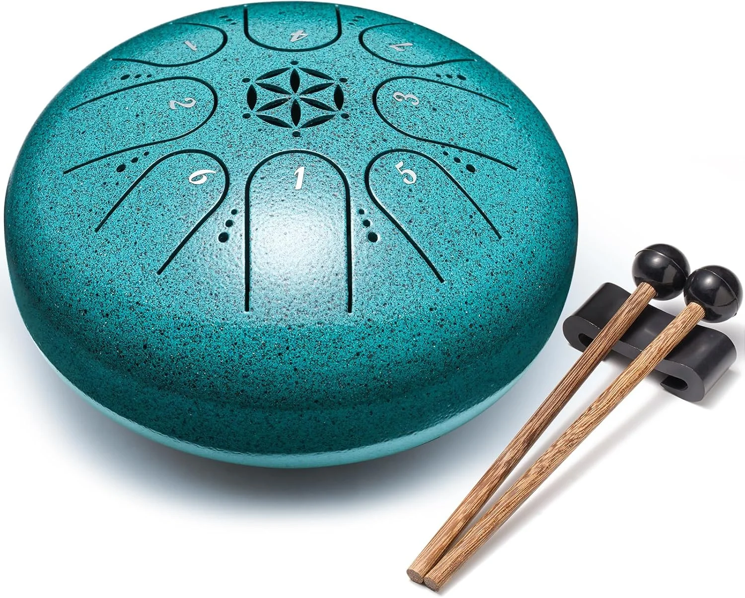 ساز کوبه ای تانگ درام استیل: ساز موسیقی 8 نت 6 اینچی، هدیه موسیقی برای دوستان خانوادگی (مالاکیت)