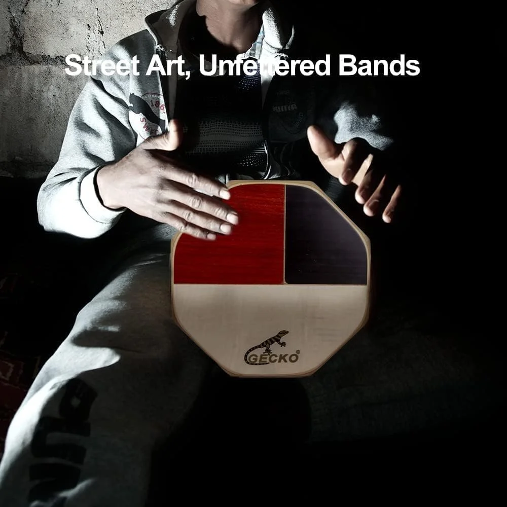 کاهون GECKO، درام جعبه ای قابل حمل با کیف نگهداری، درام دستی، ساز کوبه ای، بانگو و اسنر کاهون GECKO، درام جعبه ای قابل حمل با کیف نگهداری، درام دستی، ساز کوبه ای، بانگو و اسنر