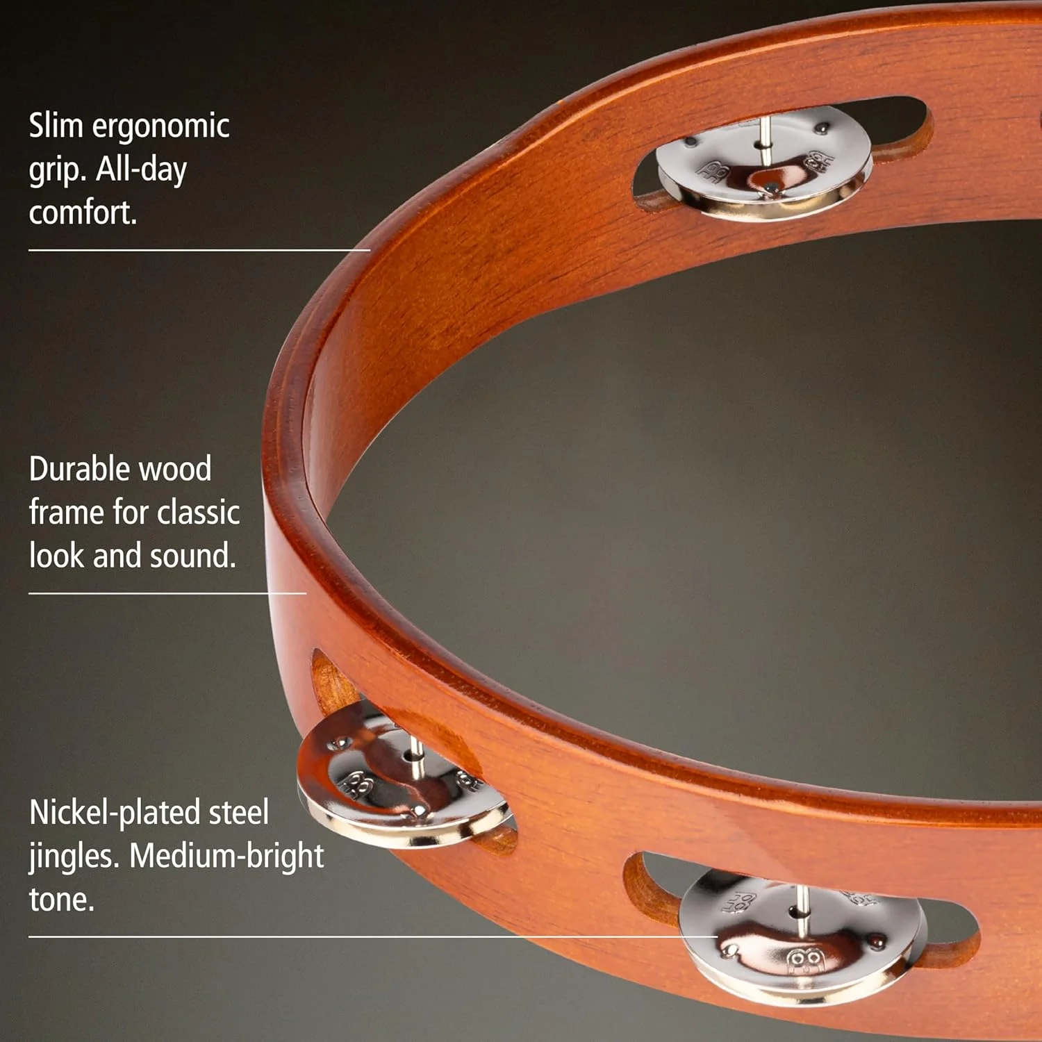 دف چوبی سنتی با سنج های فولادی روکش نیکل، تک ردیفه - مناسب برای همه نوازندگان دف چوبی سنتی با سنج های فولادی روکش نیکل، تک ردیفه - مناسب برای همه نوازندگان