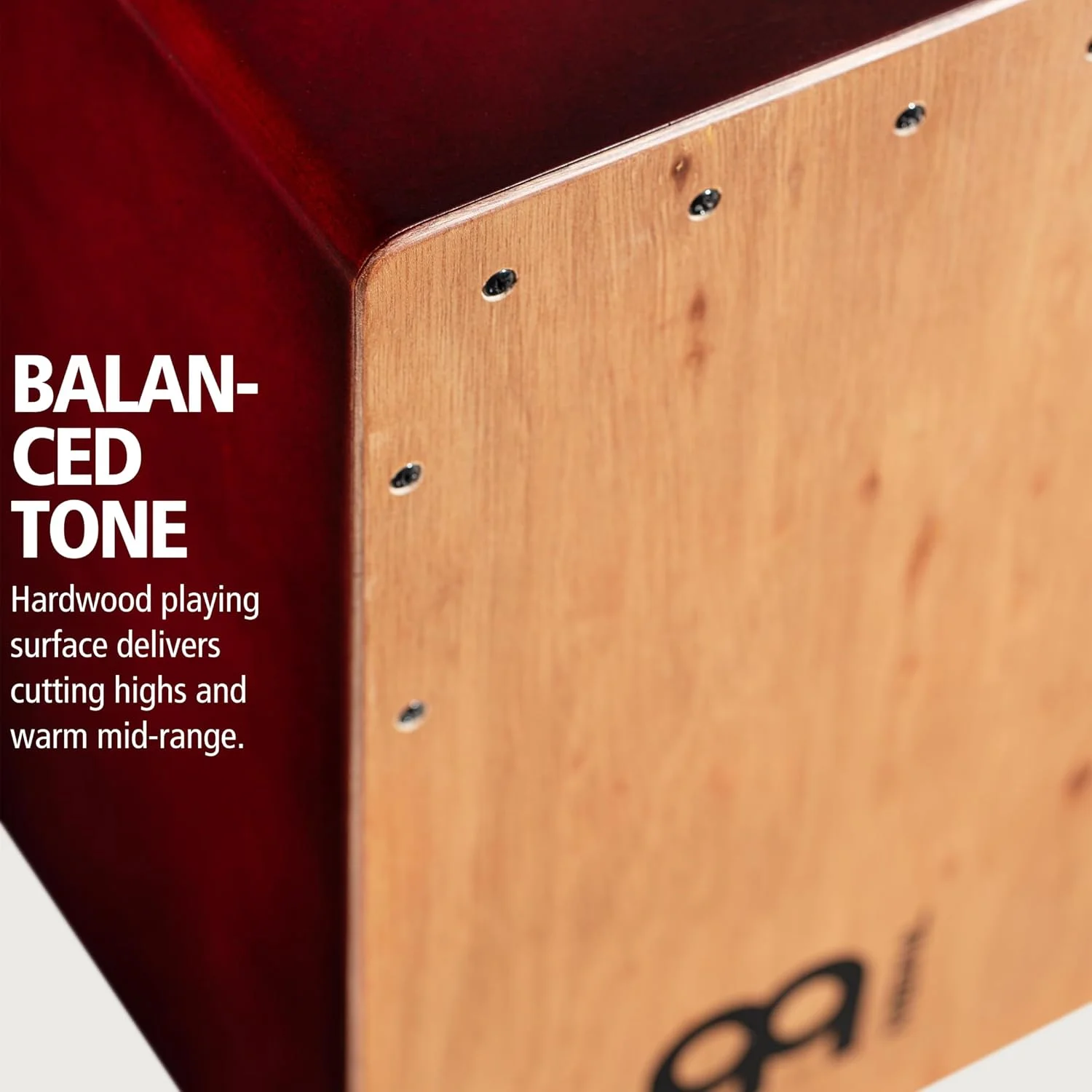 کاخن باس Meinl Percussion Backbeat با سوراخ صدا و سیم‌های قابل تنظیم برای افکت اسنیر - مدل BBCAJNL