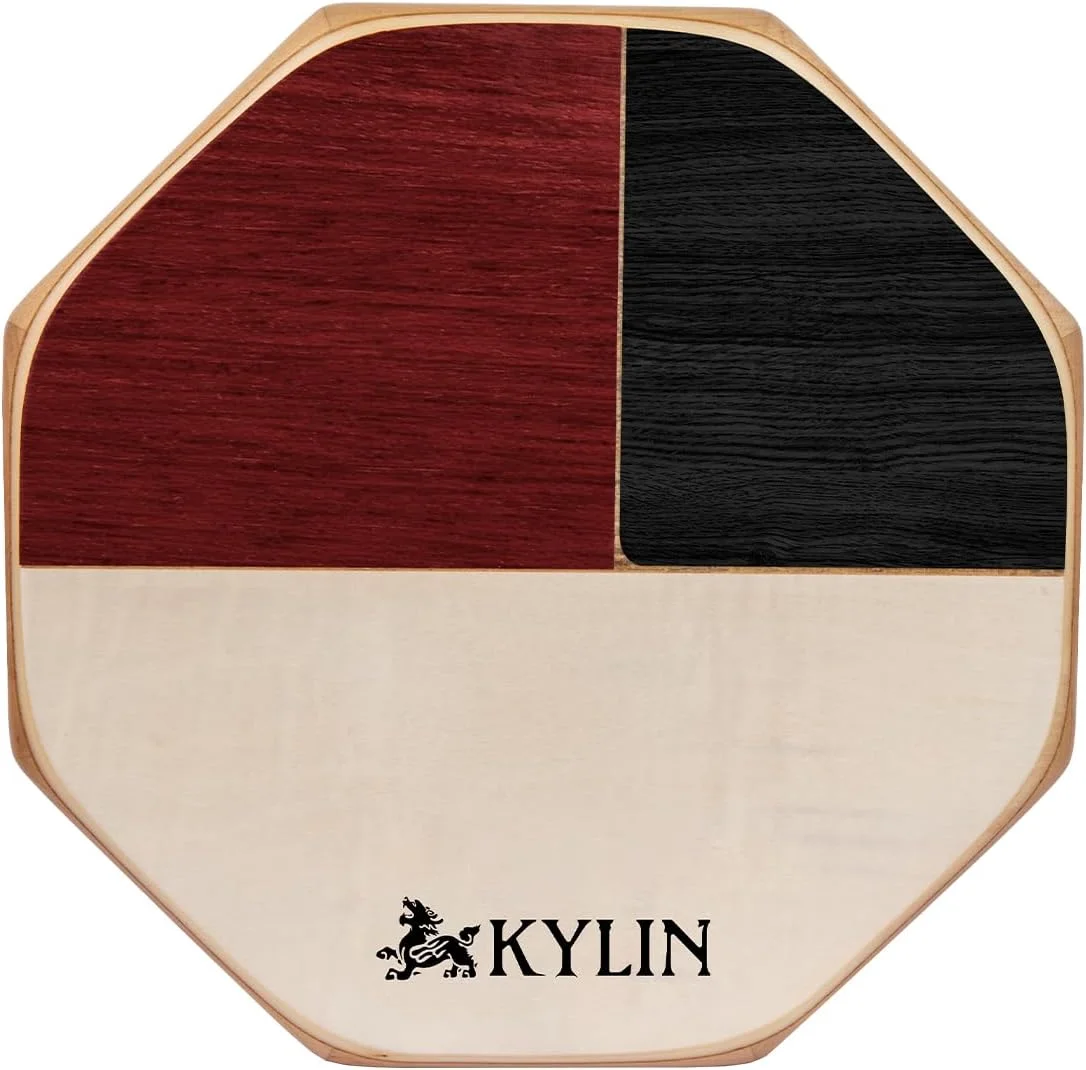 کاخن قابل حمل KYLIN با سیم‌های گیتار داخلی، ساز کوبه‌ای جعبه‌ای چوبی جمع و جور برای مبتدیان، کودکان، اجرای خیابانی و مسافرت