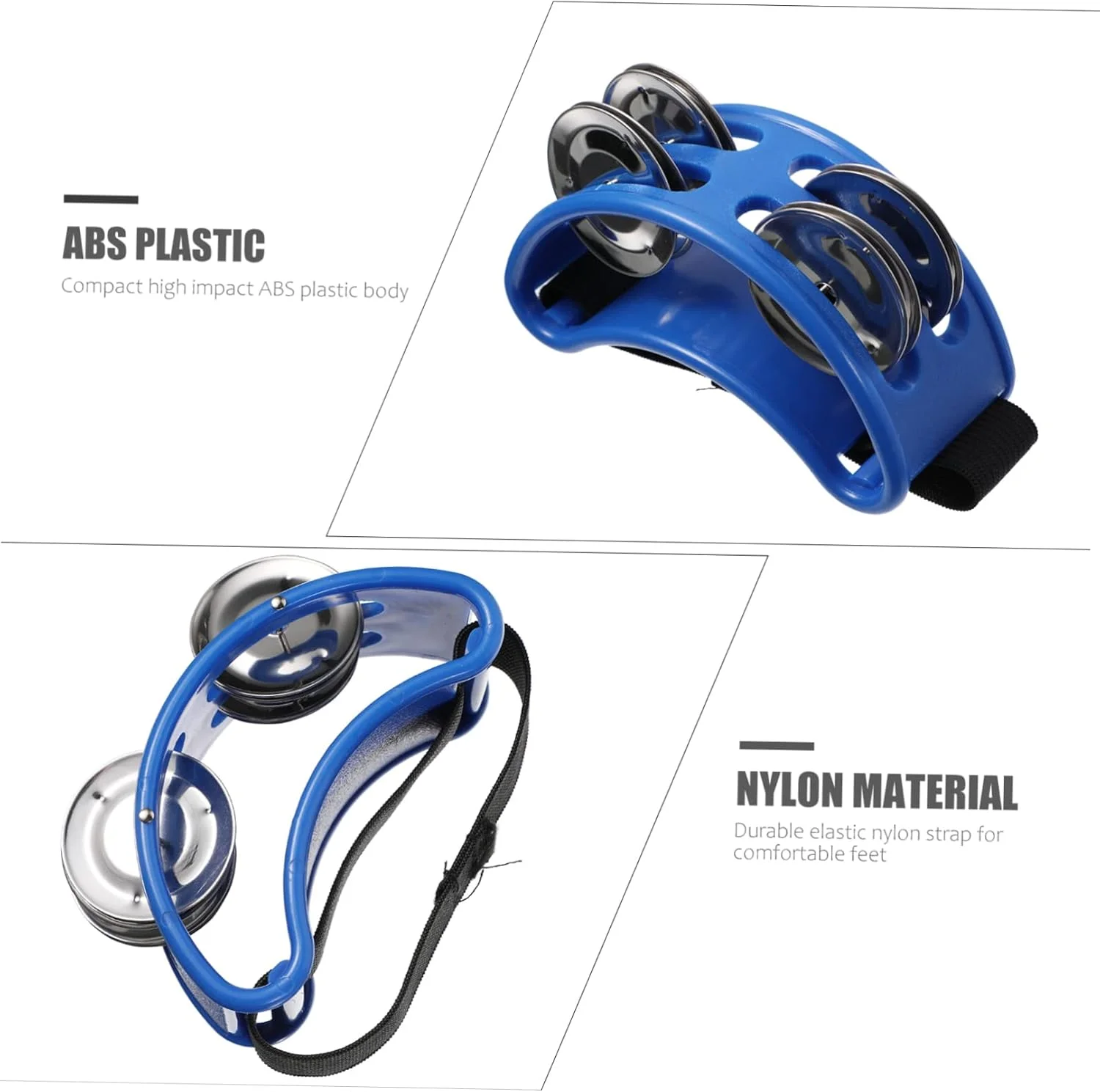 هاناباس 2 عددی زنگوله پا ابزار کوبه ای برای کودکان نوپا، صدای خوش آهنگ جمع و جور برای جلسات آکوستیک و بداهه نوازی هاناباس 2 عددی زنگوله پا ابزار کوبه ای برای کودکان نوپا، صدای خوش آهنگ جمع و جور برای جلسات آکوستیک و بداهه نوازی