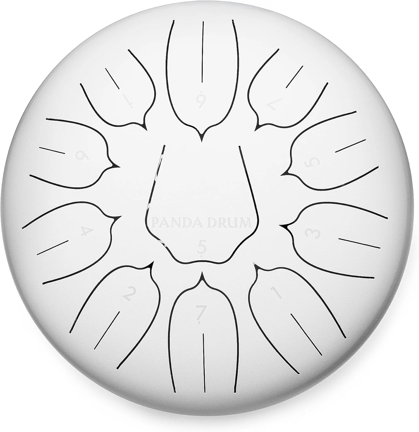 هنگ درام فولادی پلاس (سفید) به همراه کتاب موسیقی، چکش، کیف حمل و پیک انگشتی | 11 اینچ، 432 هرتز | درام باران برای داخل و خارج | ساز موسیقی آرامش بخش برای بزرگسالان و کودکان