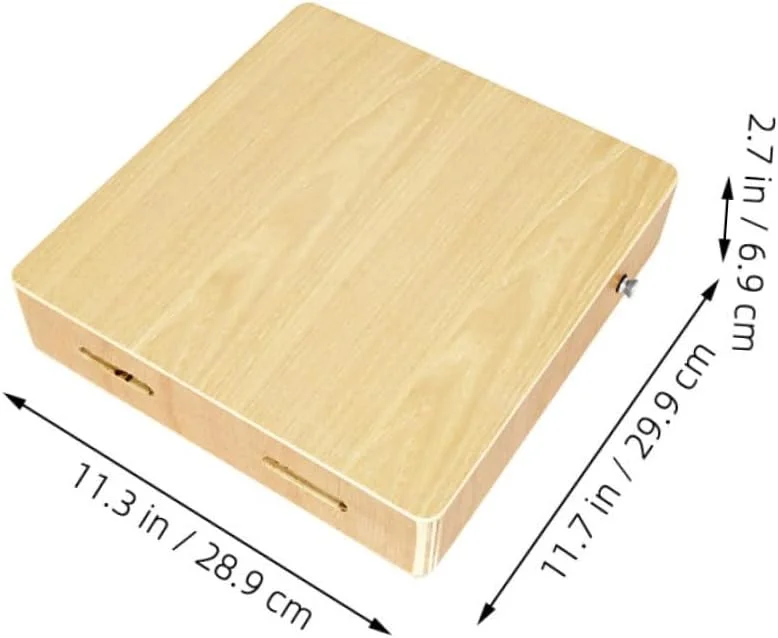 کاخن قابل حمل HANABASS، درام جعبه ای چوبی مسافرتی برای بزرگسالان، پسران و دختران، مناسب آموزش موسیقی